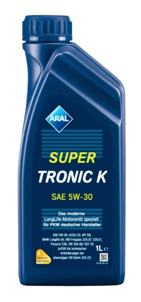 Олива моторна SuperTronic K 5W-30 1л SUPERTRONIC K 5W-30 12X1L ARAL (5W30 SU TR K 1L) Aral фото 2