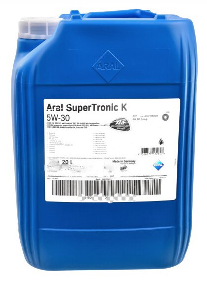 Олива моторна SuperTronic K 5W-30 20л SUPERTRONIC K 5W-30 20L ARAL (5W30 SU TR K 20L) Aral фото 2