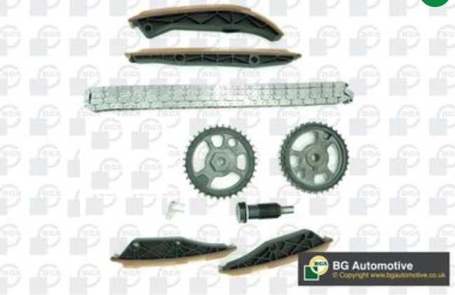 Ланцюг з натягувачем в комплекті MB VITO 3.7 (3724CC) 2004-2008, MB VITO 3.2 (3199CC) 2003-, MB VI BGA (TC5619FK) BGA фото 2