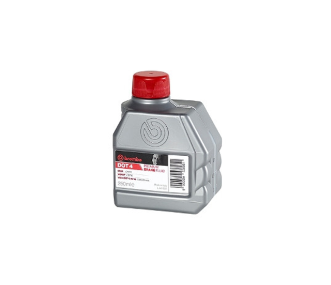 Рідина гальмівна DOT 4 0.25л DOT4 0.25L (24 X 0.25L) ТОЧКА КИПІННЯ 245°C BREMBO (L A4 002) BREMBO фото 2