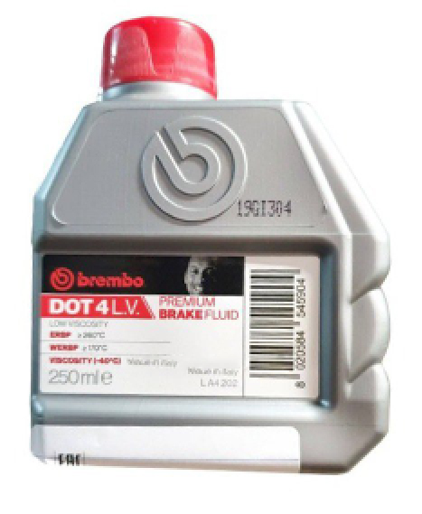 Рідина гальмівна DOT 4 0.25л DOT 4 LV 0.25L (24 X 0.25L) ТОЧКА КИПІННЯ 260°C BREMBO (L A4 202) BREMBO фото 2