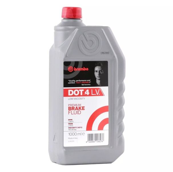Рідина гальмівна DOT 4 1л DOT4 LV 1L (12 X 1L) ТОЧКА КИПІННЯ 260°C BREMBO (L 04 210) BREMBO фото 2