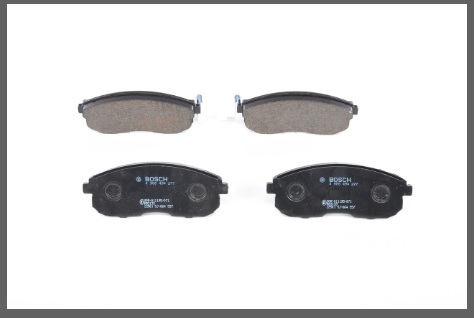 Колодки гальмівні дискові NISSAN TIIDA ХЕТЧБЕК (C11) 1.6 2004.05-2014.12 BOSCH (0 986 494 277) Bosch фото 2