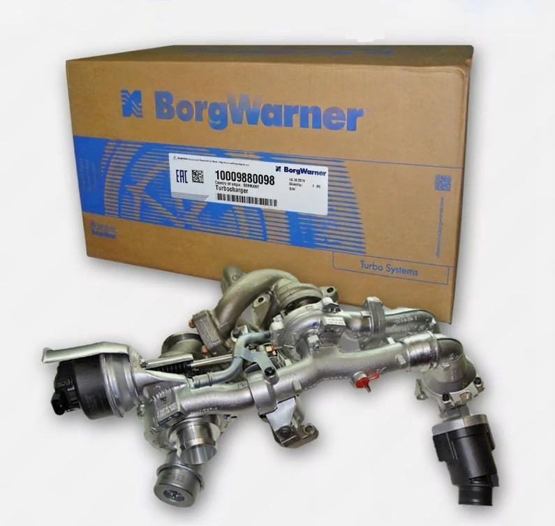 Турбокомпресор VW TRANSPORTER T6 ФУРГОН (SGA, SGH, SHA, SHH) 2.0 TDI 2.0 2015.04 BORGWARNER (10009880098) BorgWarner фото 2
