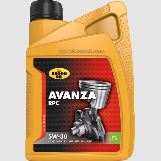 Олива моторна Avanza RPC 5W-30 1л 1 L FLACON KROON-OIL AVANZA RPC 5W-30 KROON OIL (37276) Kroon Oil фото 2