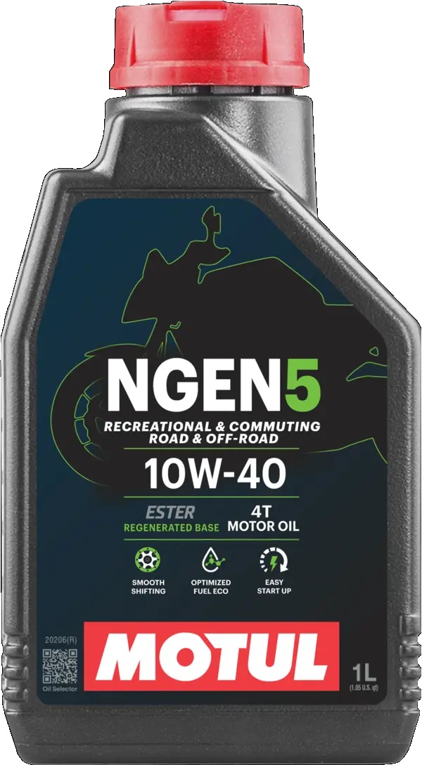Олива моторна NGEN 5 4T 10W-40 1л NGEN 5 10W-40 4T 12X1L MOTUL (111829) Motul фото 2