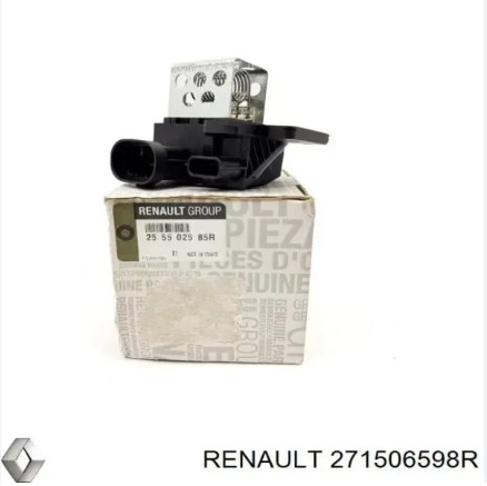 Резистор вентилятора пічки, постійний RENAULT (271506598R) Renault фото 2