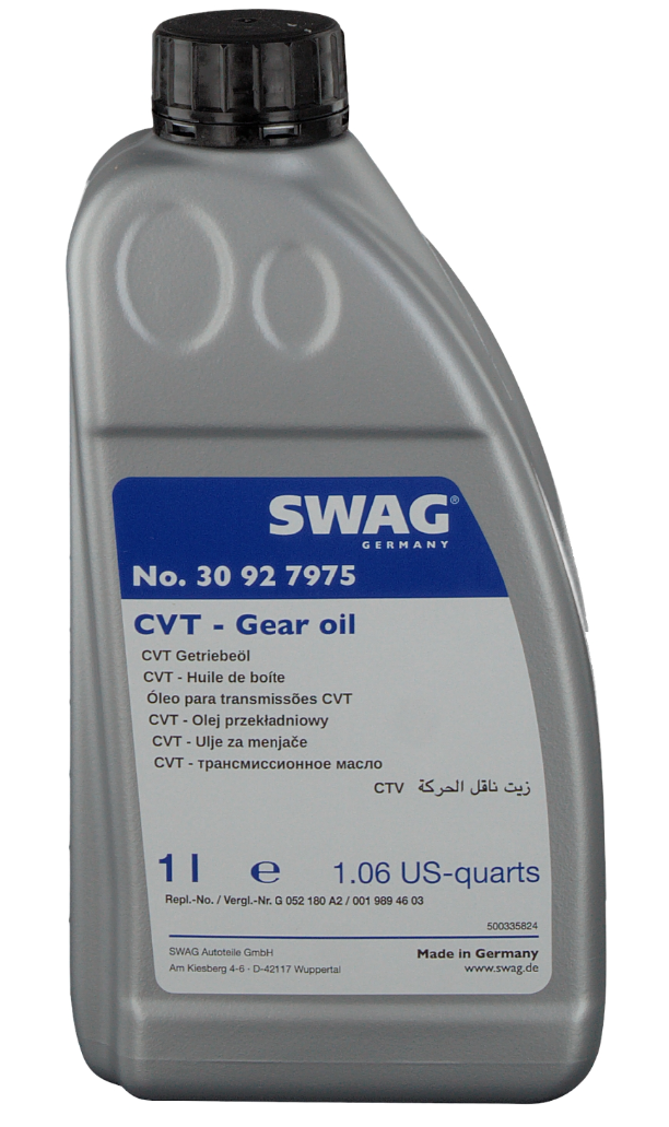Рідина для гідравлічних передач ATF 1L (Swag) CVT OIL 1L/G052180, SUBARU, NISSAN NS-II, TOYOTA TC, MB 236.20, F (30927975) Swag фото 2