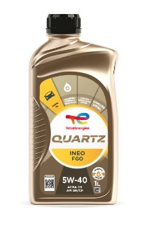 Олива моторна QUARTZ INEO FGO 5W-40 1 л QUARTZ INEO FGO 5W40 12X1L TOTAL (5W40 QI FGO 1L) Total фото 2