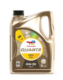 Олива моторна QUARTZ INEO FDE 0W-30 5 л QUARTZ INEO FDE 0W30 3X5L TOTAL (0W30 QI FDE 5L) Total фото 2