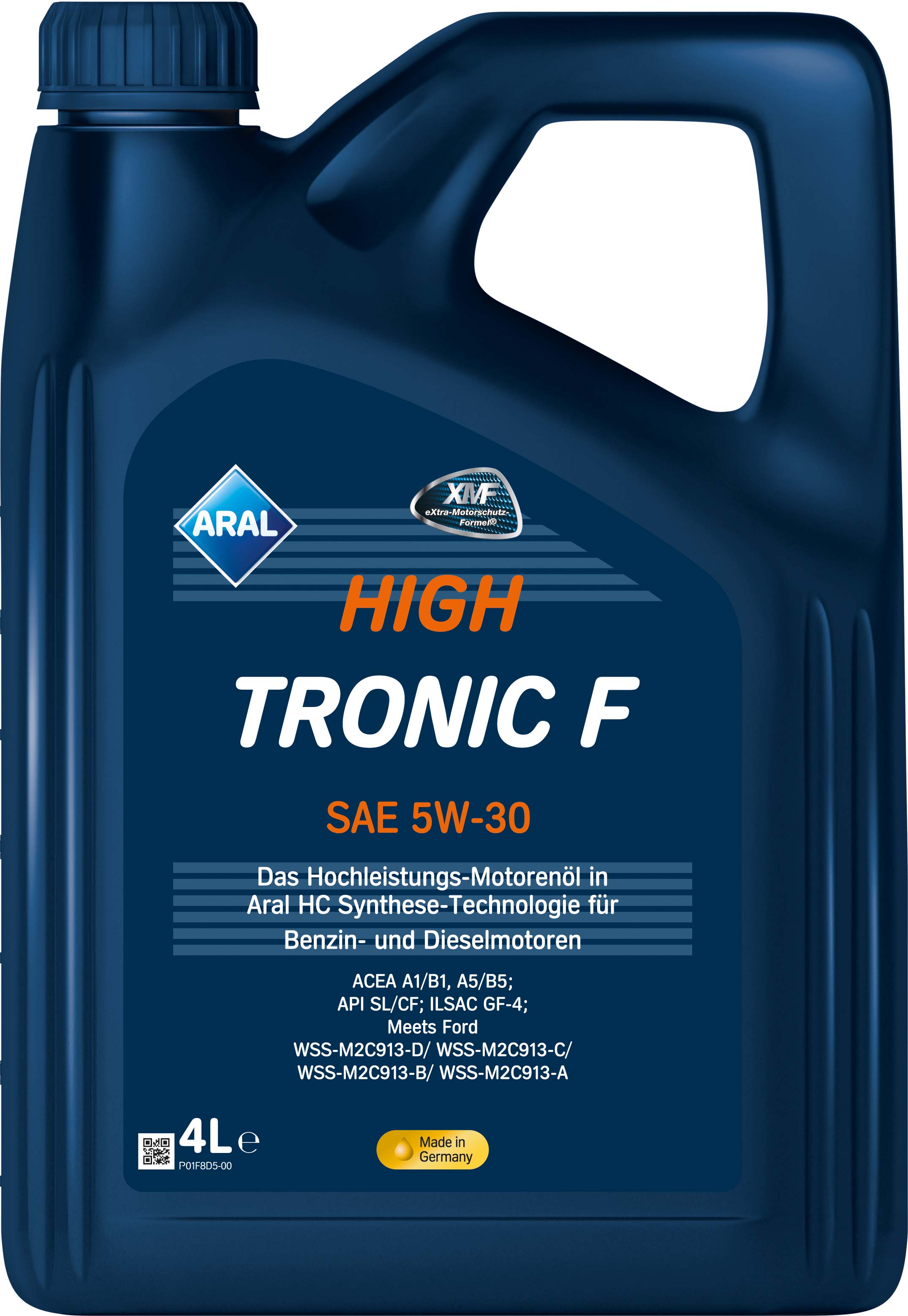 Олива моторна HighTronic F 5W-30 4л HIGHTRONIC F 5W-30 4X4L ARAL (5W30 HI TR F 4L) Aral фото 2