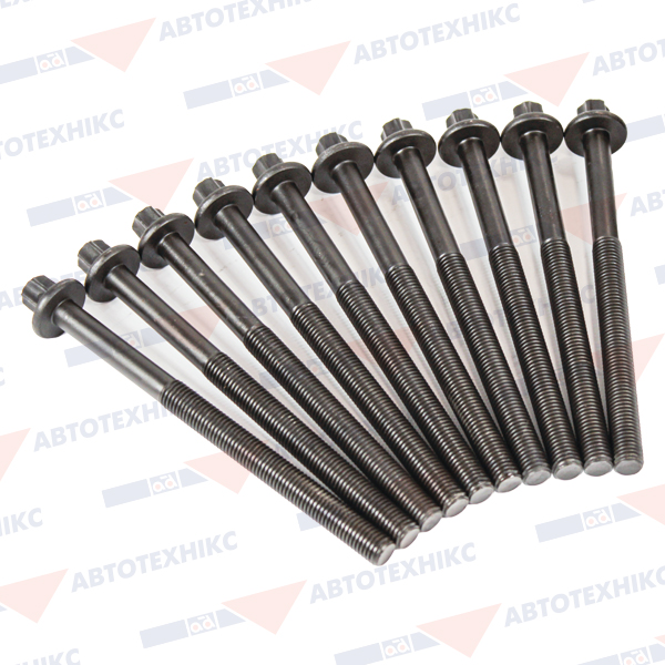 Комплект болтів з головкою системи TORX з чорного металу RENAULT CLIO 2009-, GRAND MODUS 2008-2012, KANGOO 2005-2009 BGA (BK3354) BGA фото 2