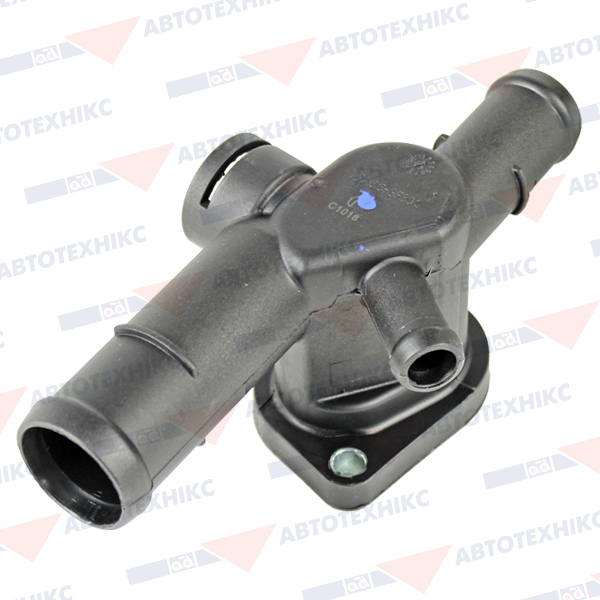 Фланець системи охолодження VOLKSWAGEN BEETLE 2000-2011, GOLF 2009-2010, JETTA 2006-2010, PAS BGA (FA0122) BGA фото 2