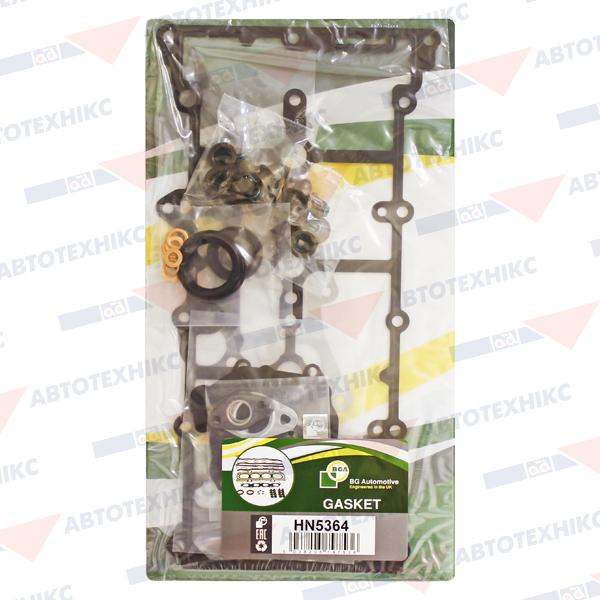 Комплект прокладок з різних матеріалів HEAD SET БЕЗ Г/Б OPEL VECTRA C/ZAFIRA/ASTRA H 1.9 CDTI Z19DTH/FIA BGA (HN5364) BGA фото 2