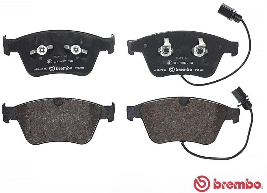 Колодки гальмівні дискові BENTLEY CONTINENTAL КУПЕ (3W_, 393) 6.0 GT 2003.06-2011.12 BREMBO (P05003) BREMBO фото 2