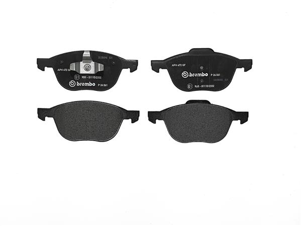 Колодки гальмівні дискові MAZDA 3 ЛІФТБЕК (BK) 1.6 1999.09-2009.12 BREMBO (P24061) BREMBO фото 2