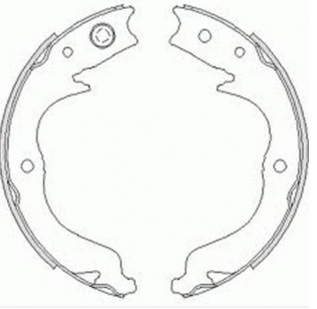 Колодки ручника Mitsubishi Grandis 04-/Outlander II/Subaru Forester 08- (190x31.6) фото 10