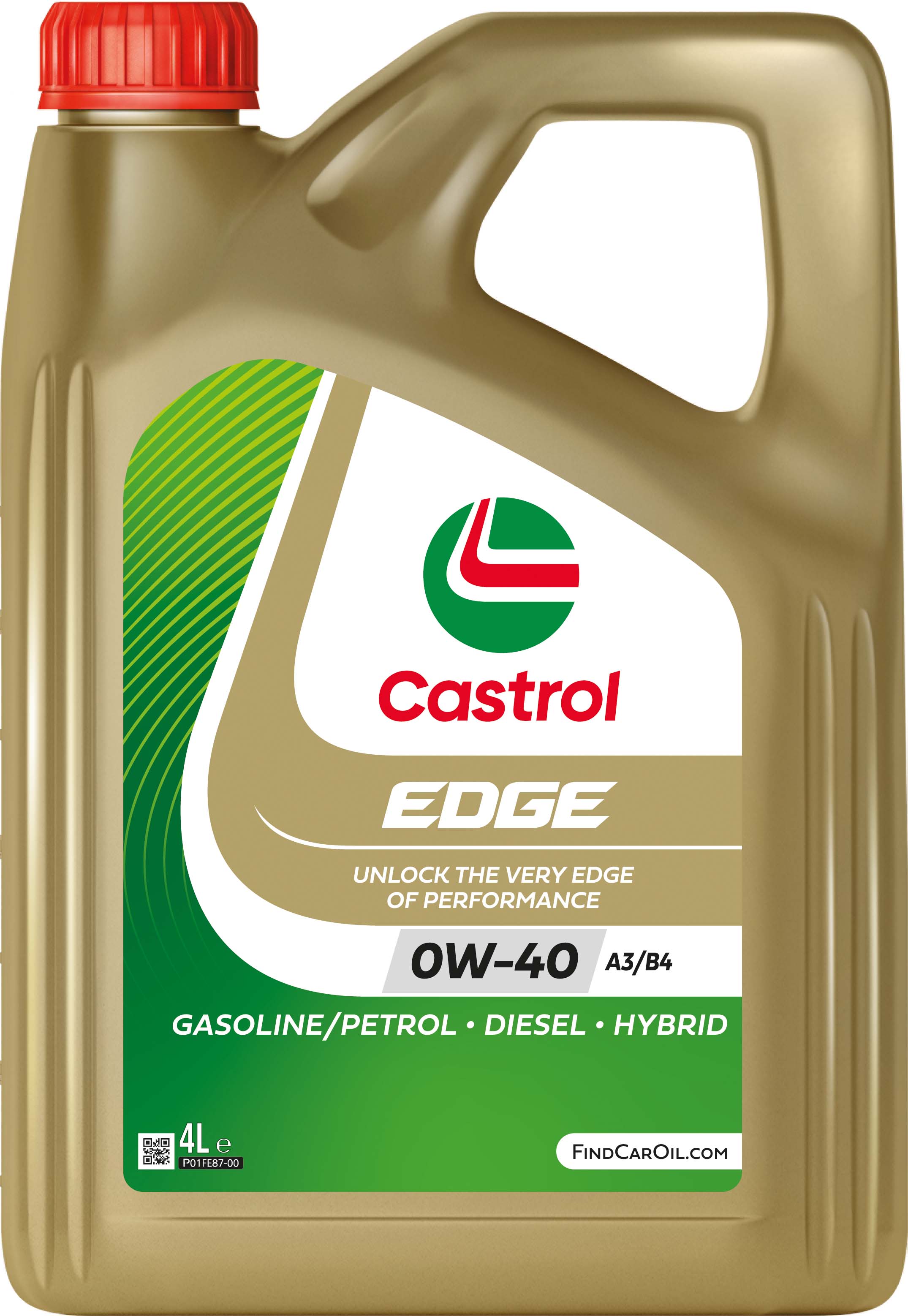 Олива моторна EDGE 0W-40 4л EDGE 0W40 A3/B4 4X4L CASTROL (0W40 E A3/B4 4L) Castrol фото 2
