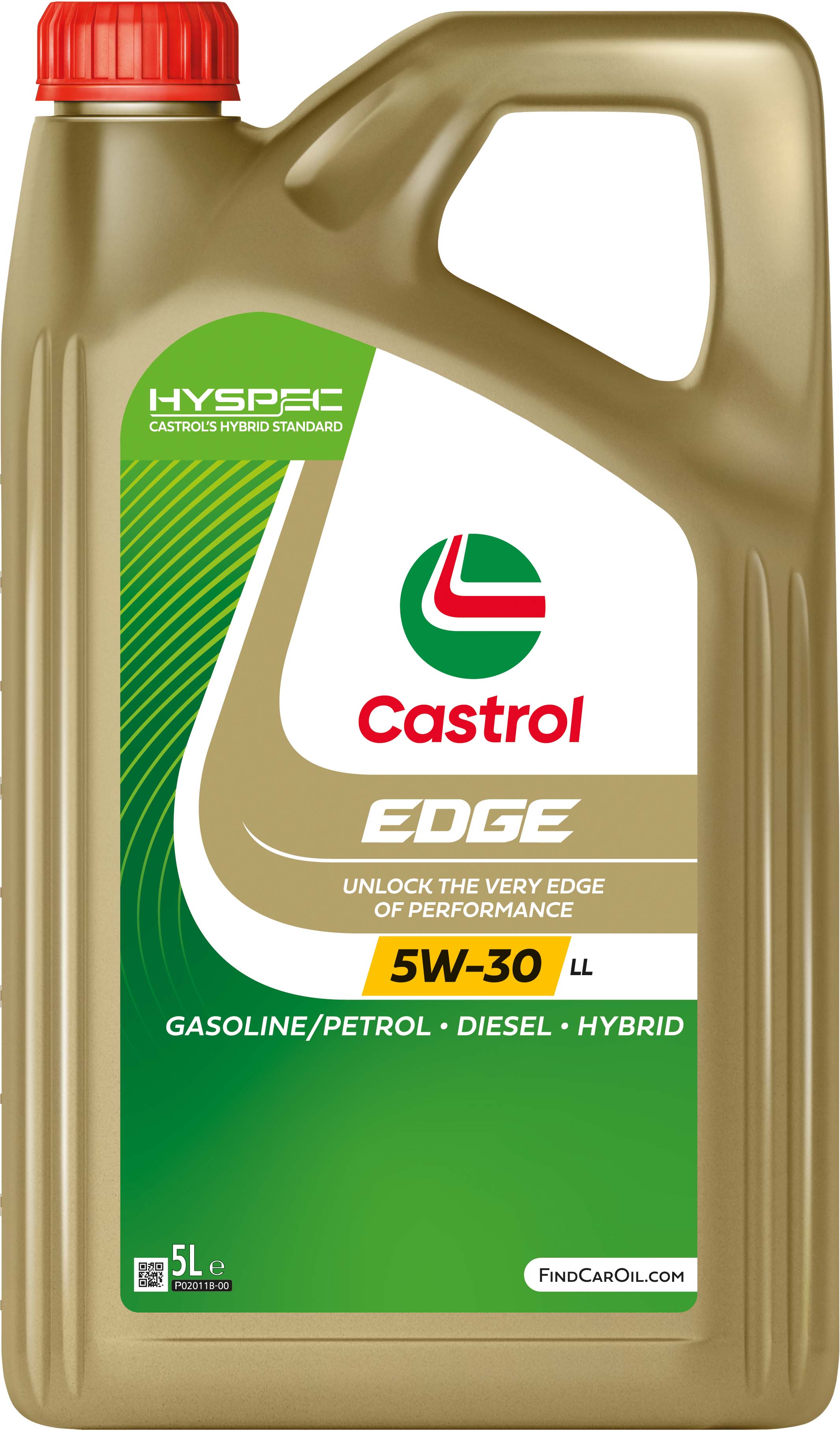 Олива моторна EDGE 5W-30 LL 5л EDGE 5W30 4X5L CASTROL (5W30 E 5L) Castrol фото 2