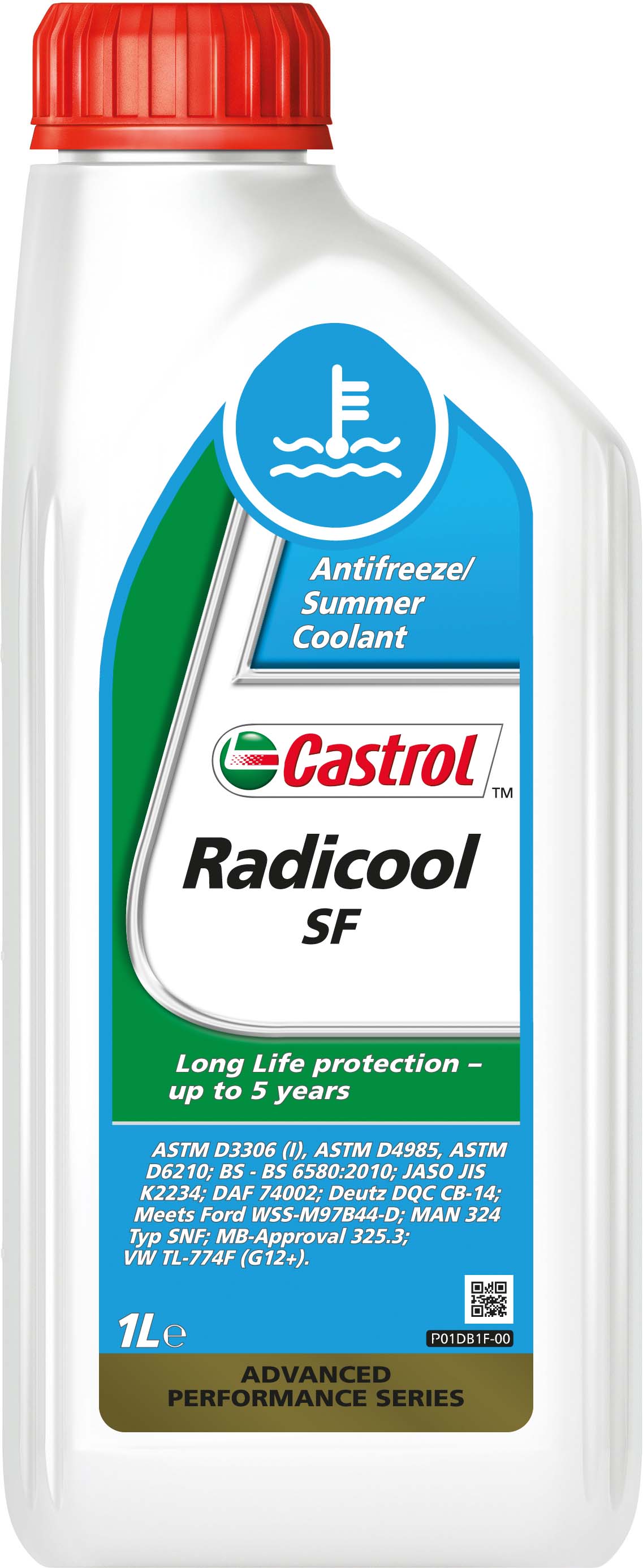 Антифриз концентрат червоний RADICOOL SF 12X1L CASTROL (RADICOOL SF 1L) Castrol фото 2