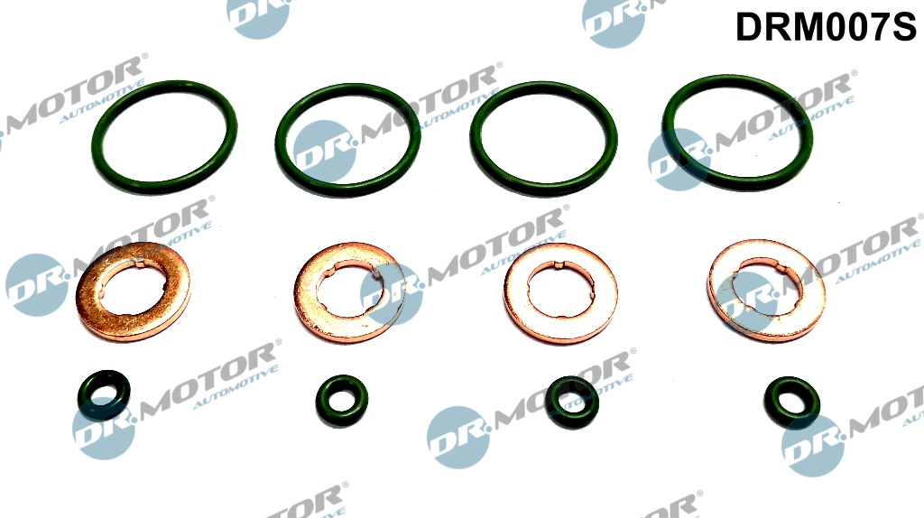 Комплект прокладок з різних матеріалів MOUNTING KIT FOR INJECTOR FOR ENGINES VAG 2,0 TDI/ 2,7 TDI / 3,0 DR MOTOR (DRM007S) DR.motor фото 2