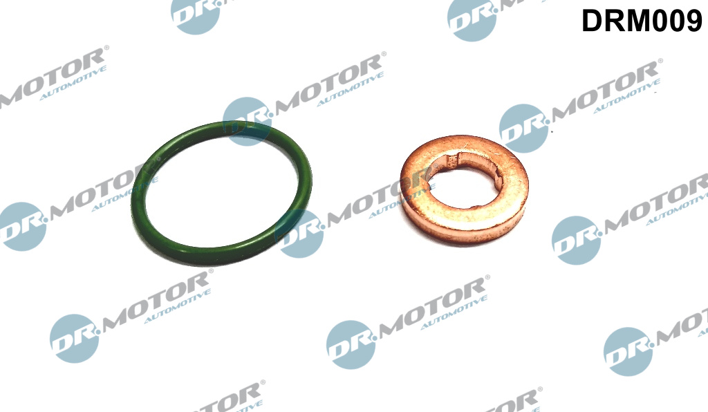 Комплект прокладок з різних матеріалів MOUNTING KIT FOR INJECTOR CR FOR ENGINES VAG - 1,6 TDI - SET FOR DR MOTOR (DRM009) DR.motor фото 2