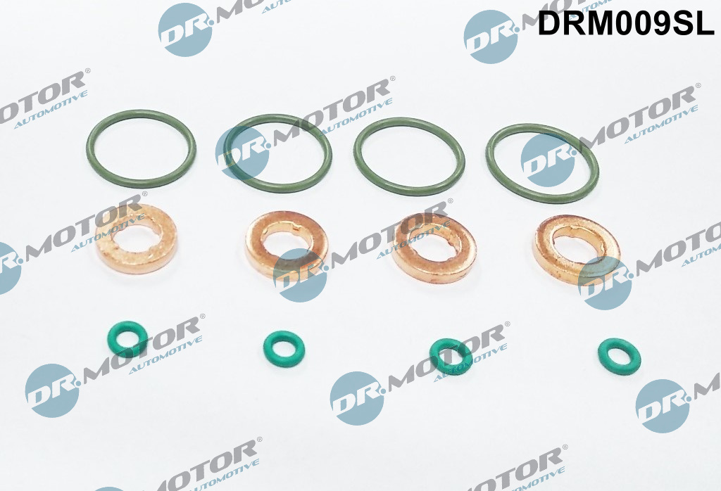 Комплект прокладок з різних матеріалів MOUNTING KIT FOR INJECTOR CR FOR ENGINES VAG - 1,6 TDI - SET FOR DR MOTOR (DRM009SL) DR.motor фото 2
