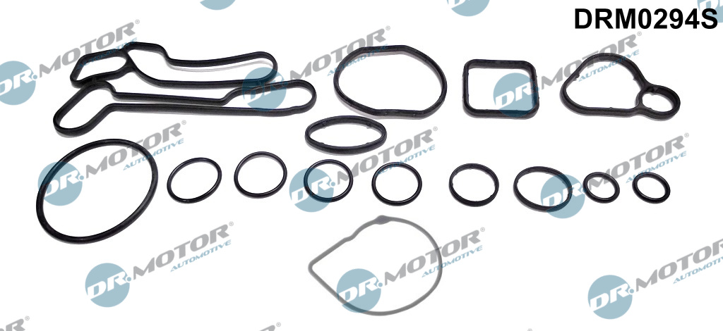 Комплект прокладок з різних матеріалів OPEL OIL COOLER GASKET SET ASTRA H, CORSA D, VECTRA C, ZAFIRA B, DR MOTOR (DRM0294S) DR.motor фото 2