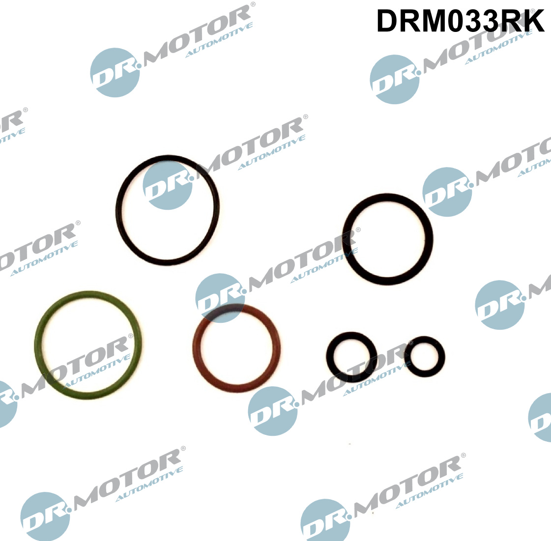 Комплект прокладок з різних матеріалів VAG O-RING SET FOR PUMP INJECTORS (6PCS.); ALL 2,0 TDI; SYSTEM SI DR MOTOR (DRM033RK) DR.motor фото 2