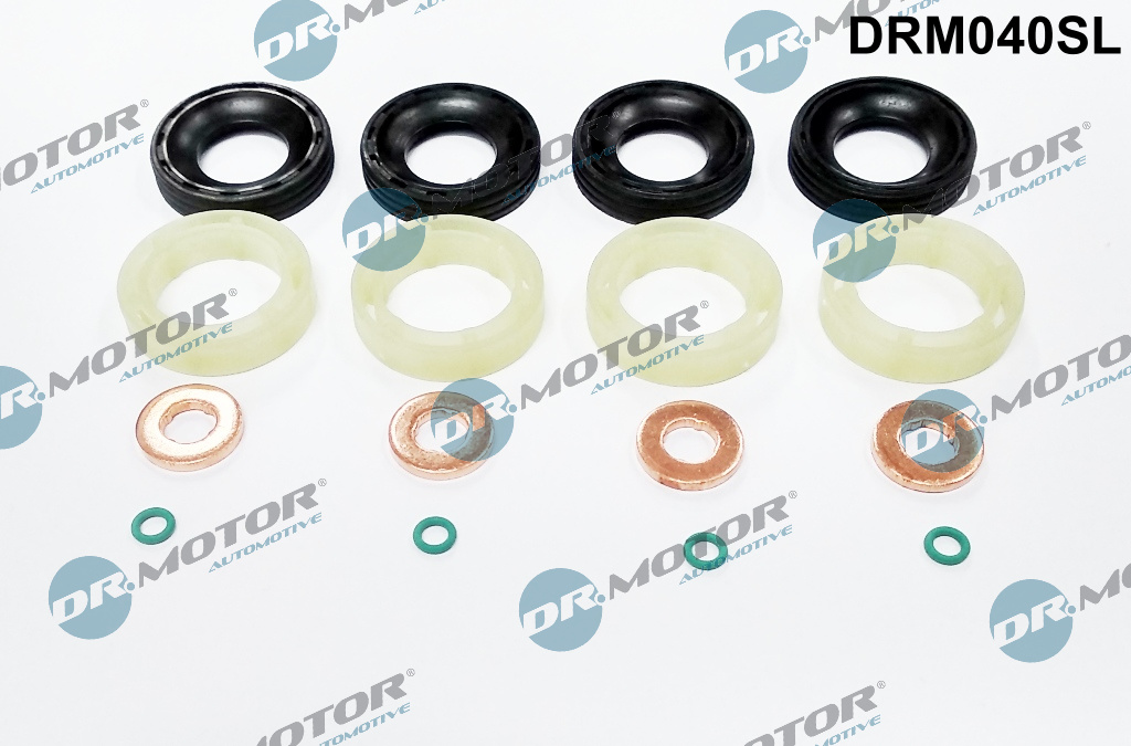 Комплект ущільнювачів з різних матеріалів FORD / PSA / FIAT / MAZDA FORD FIESTA 1,6 TDCI 2001-->; FUSION 1, DR MOTOR (DRM040SL) DR.motor фото 2