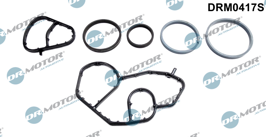 Комплект прокладок гумових FORD / PSA OIL COOLER / FOCUS, PARTNER,C4 2001- 1,4/1,5/1,6 TDCI/ DR MOTOR (DRM0417S) DR.motor фото 2