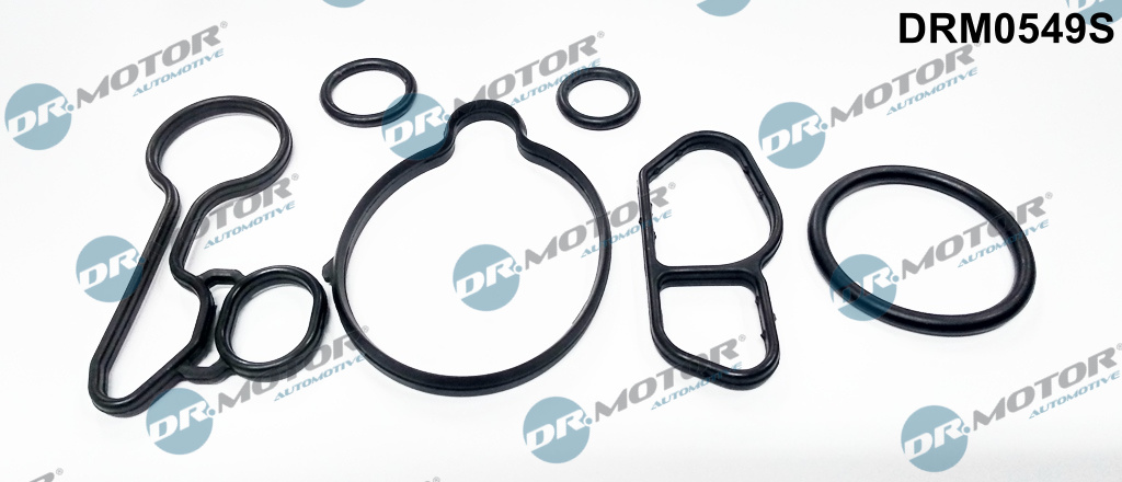 Комплект прокладок гумових OIL RADIATOR (SET) OPEL ASTRA,CORSA,MOKKA 2008 -> 1,4 L DR MOTOR (DRM0549S) DR.motor фото 2