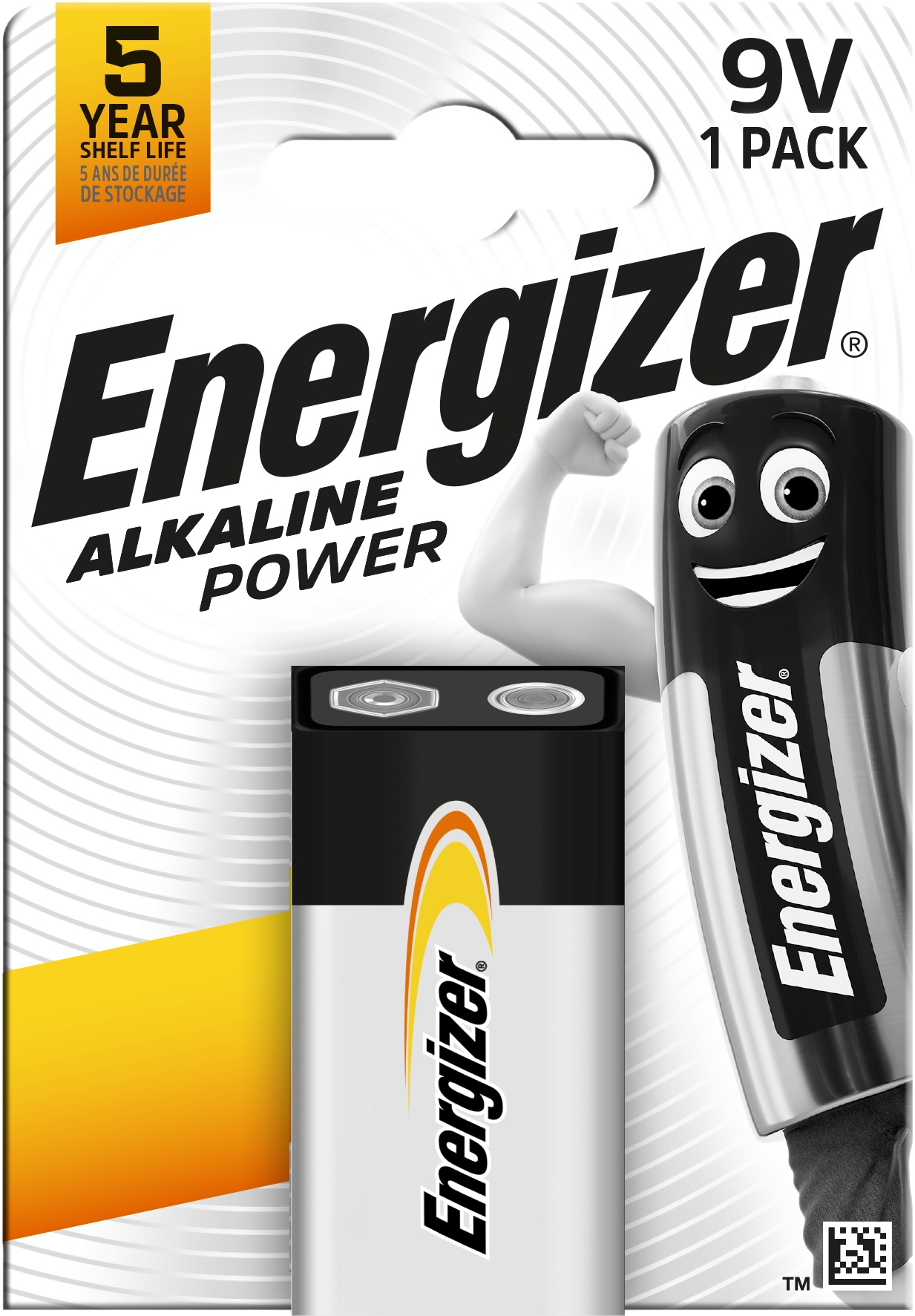 Батарейка 6LR6 (крона) - ENERGIZER ALKALINE POWER 9V / 1 шт. бліс (6LR61AP) Energizer фото 2