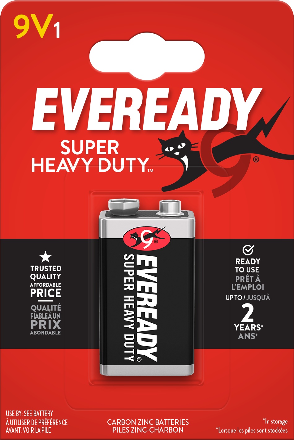 Батарейка 6LR6 (крона) - EVEREADY SUPER HEAVY DUTY 9V / 1 шт. блі ENERGIZER (6LR61EVSHD) Energizer фото 2