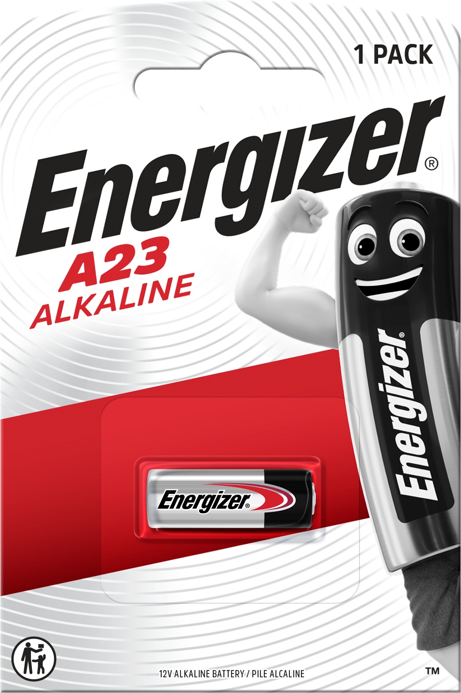 Батарейка A23/E23A (23A/V23GA/LRV08/8LR932) ALKALINE 12V / 1 шт. ENERGIZER (A23AL) Energizer фото 2