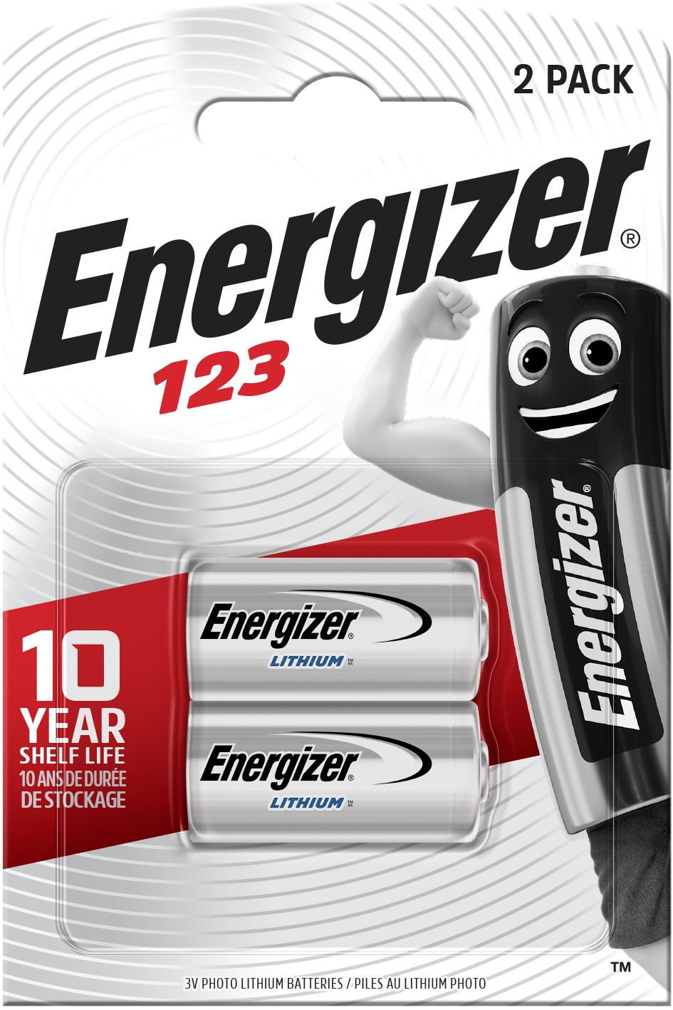 Батарейка CR123A - 3.0V LITHIUM PHOTO/2 шт. блістер ENERGIZER Energizer фото 2