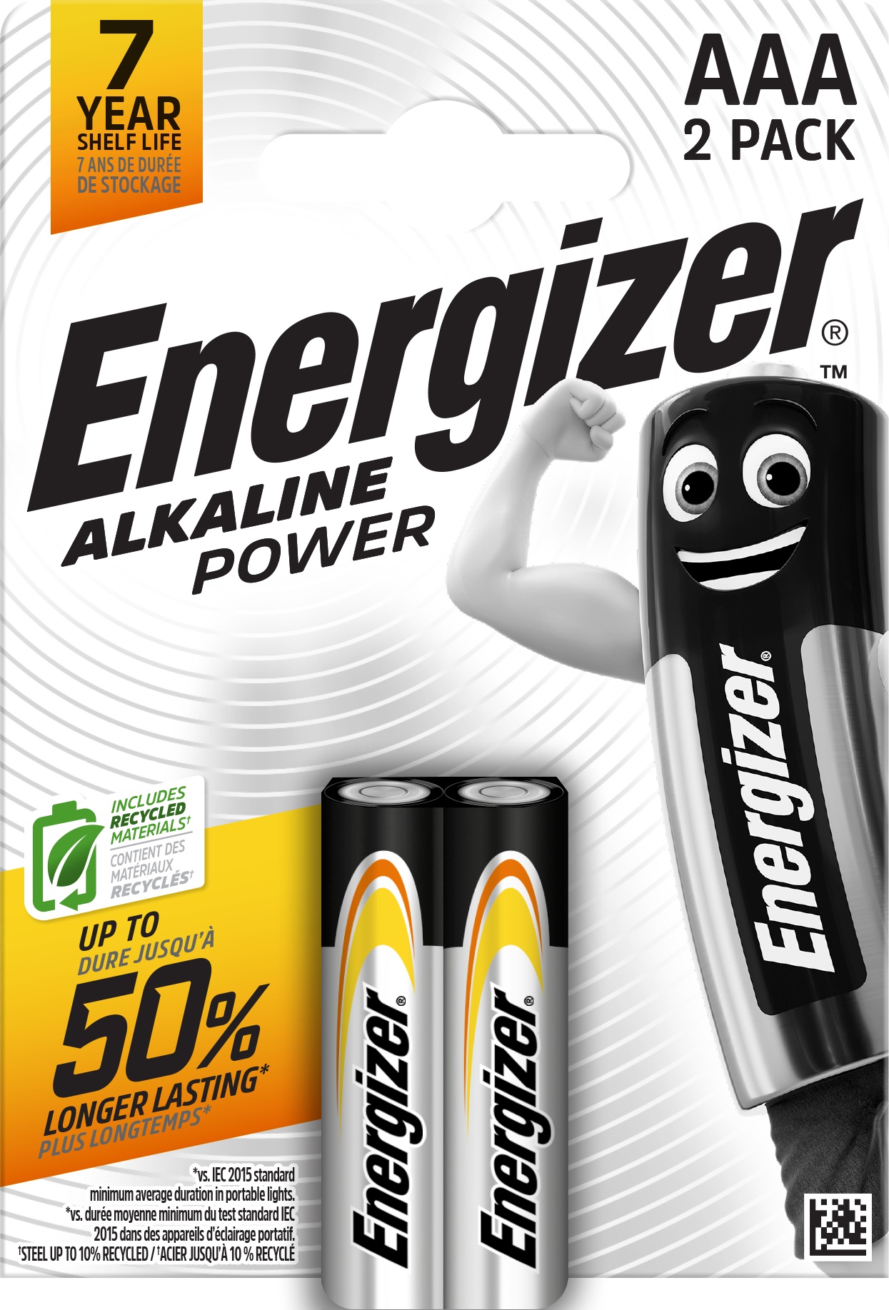 Батарейка LR03 AAA - ENERGIZER ALKALINE POWER 1.5V / 2 шт. блісте (LR03AP) Energizer фото 2