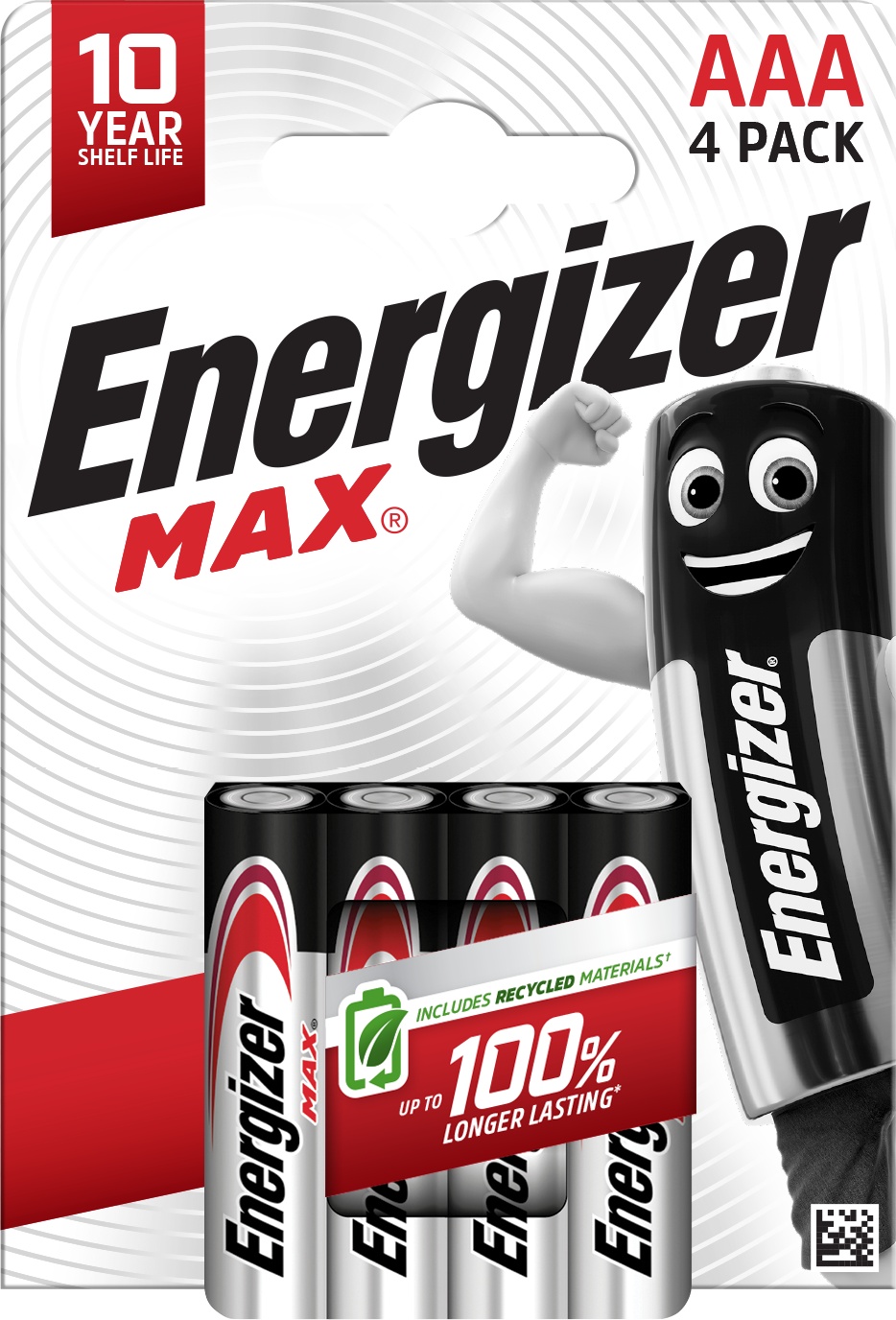 Батарейка LR03 AAA - ENERGIZER MAX 1.5V/4 шт. блістер (LR03M) Energizer фото 2
