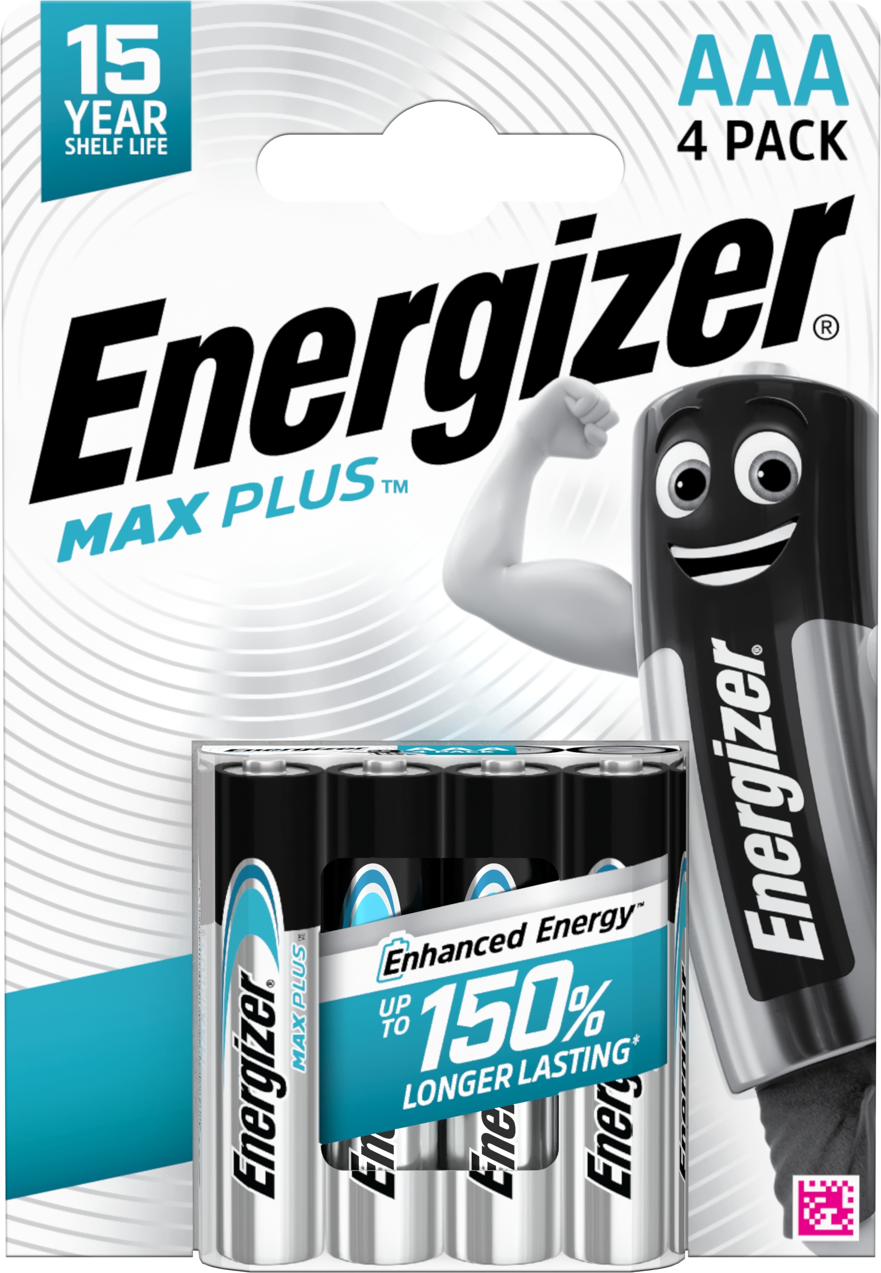 Батарейка LR03 AAA - ENERGIZER MAX PLUS 1.5V/4 шт. блістер (LR03MP) Energizer фото 2