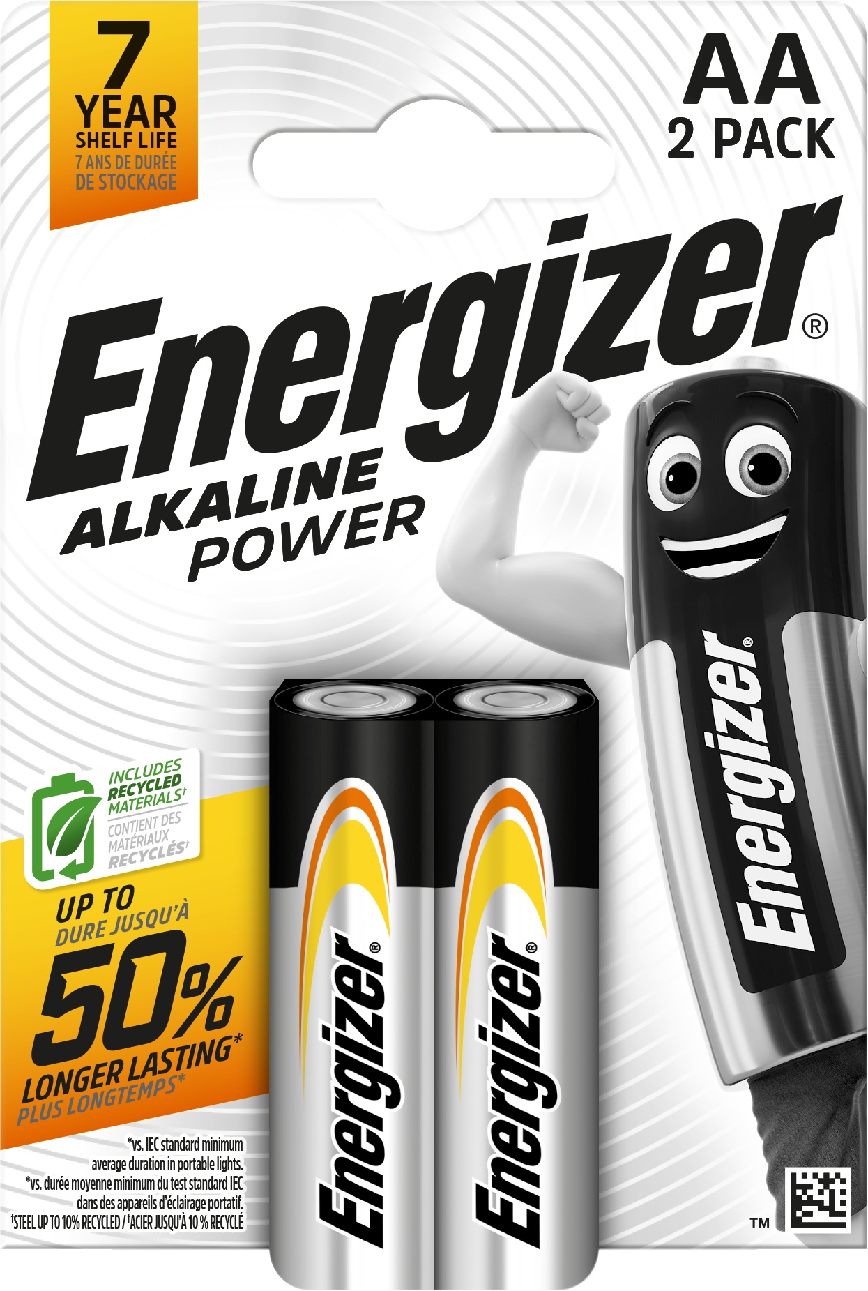 Батарейка LR6 AA - ENERGIZER ALKALINE POWER 1.5V/2 шт. блістер (LR6AP) Energizer фото 2