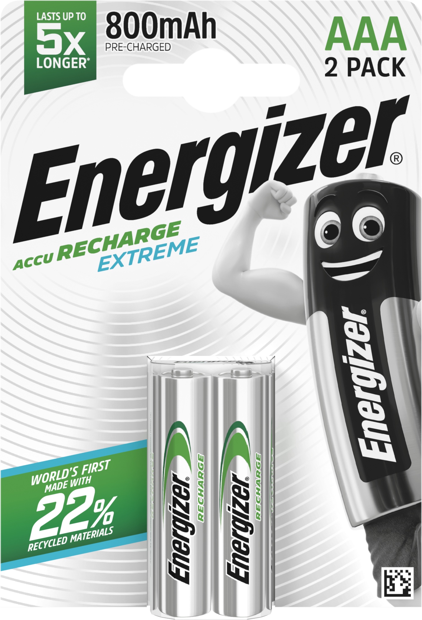 Акумулятор R03 AAA - ENERGIZER PRE-CH EXTREME / 800 MAH NI-MH 1.2 (R03RCH800E) Energizer фото 2