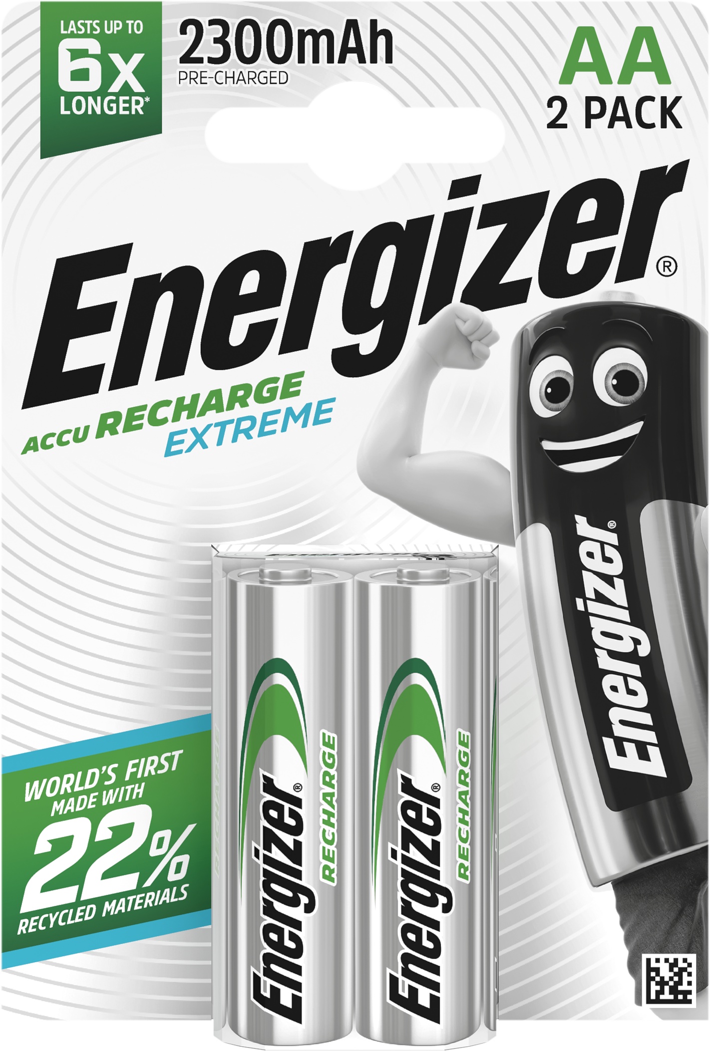 Акумулятор R6 AA - ENERGIZER PRE-CH EXTREME / 2300 MAH NI-MH 1.2V (R6RCH2300E) Energizer фото 2