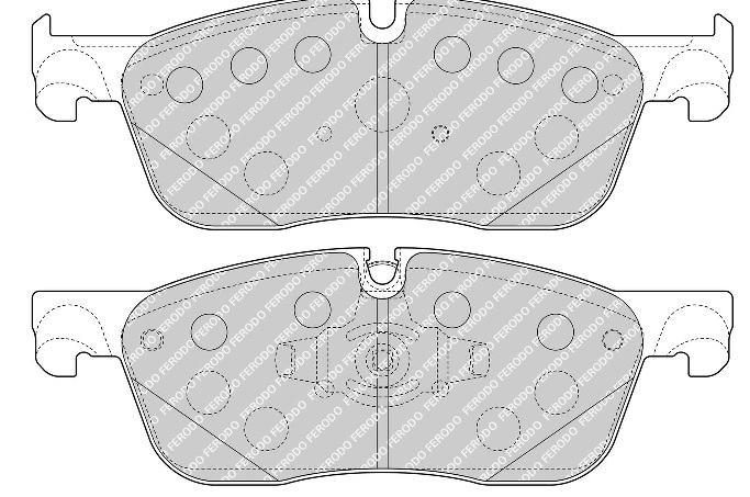 Колодки гальмівні дискові LAND ROVER RANGE ROVER EVOQUE (L538) 2.0 2011.06-2019.12 FERODO (FDB4926) Ferodo фото 2