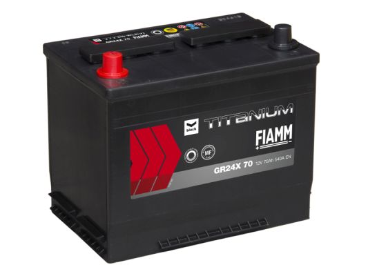 Акумуляторна батарея 70А АКБ FIAMM BLACK TITANIUM (GR24X 70) ASIA ЛІВ [+] 12V 70AH 540A 27 (7905184) Fiamm фото 2