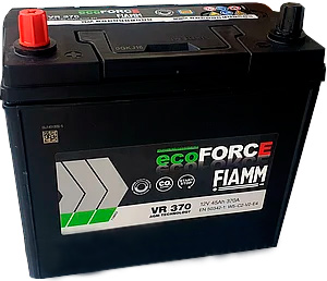 Акумуляторна батарея 45А АКБ FIAMM ECOFORCE AGM (VR370) ASIA ЛІВ [+] 12V 45AH 370A 236*127 (7906400) Fiamm фото 2