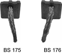 Щіткотримач стартера ЩІТКА BSX175-1764 | К-Т 4 ШТ. | ITALY GHIBAUDI (SBSX-175-176) GHIBAUDI фото 2