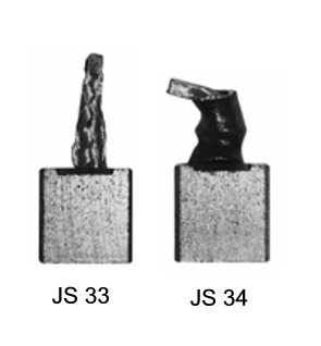 Щітка стартера JSX33-344, К-Т 4 ШТ. | ITALY GHIBAUDI (SJSX-33-34) GHIBAUDI фото 2
