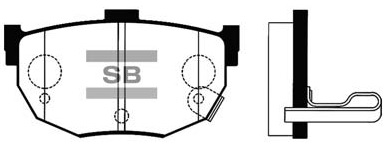 Колодки гальмівні дискові KIA CERATO I ЛІФТБЕК (LD) 1.6 2004.04-2011.12 HI-Q (SP1062) HI-Q фото 2