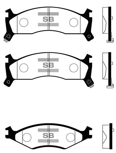 Колодки гальмівні дискові KIA SPORTAGE ДЖИП (K00) 2.0 1994.04-2005.04 HI-Q (SP1070) HI-Q фото 2