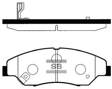 Колодки гальмівні дискові KIA SPORTAGE ДЖИП (K00) 2.0 1994.04-2005.04 HI-Q (SP1118) HI-Q фото 2